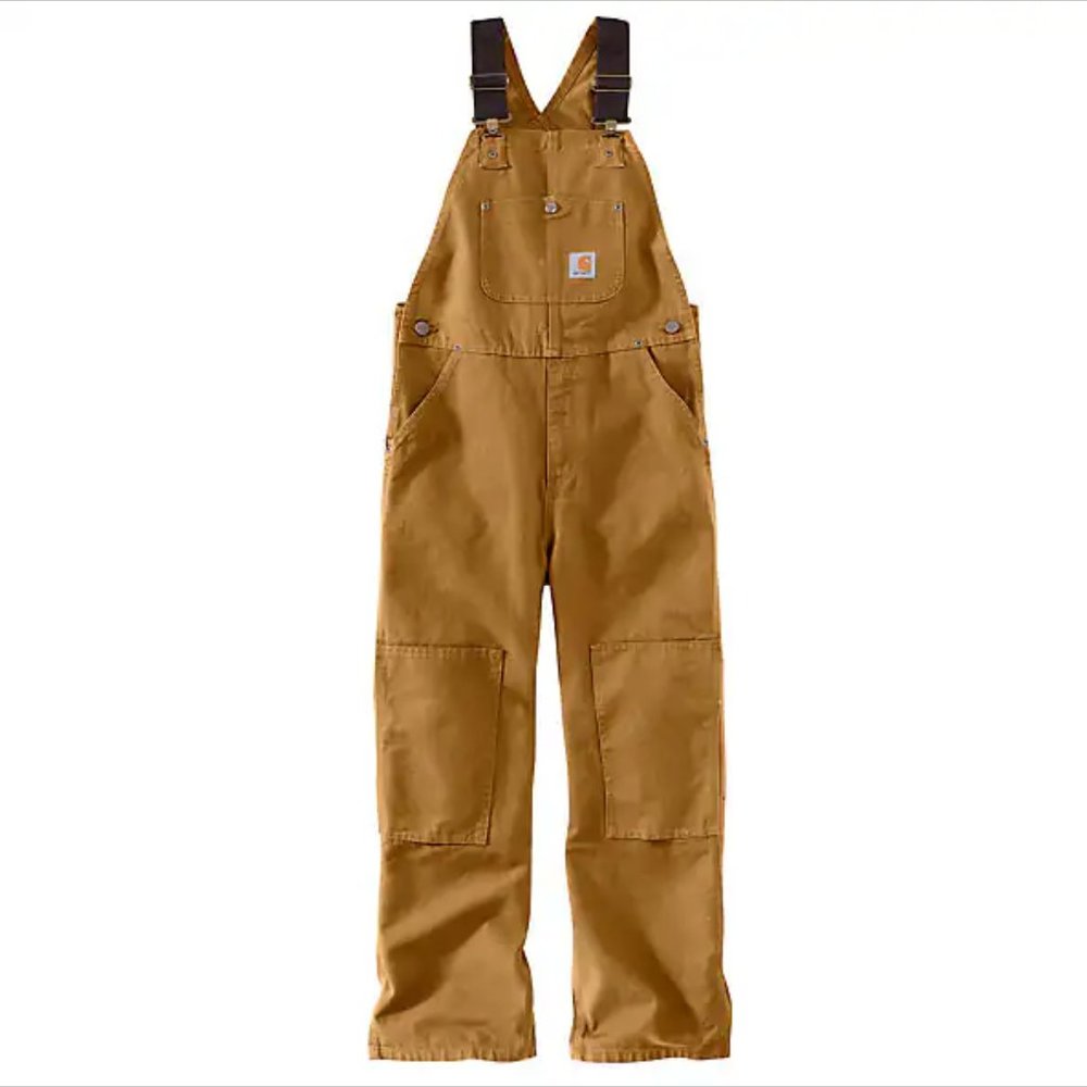 Carhartt Unisex Kid's Duck Washed Bib Overall